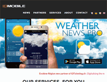 Tablet Screenshot of idmobile.ch